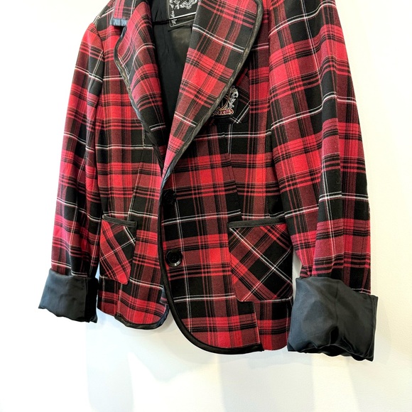 Makers of true Original Plaid Blazer / Red / M - Picture 8 of 11
